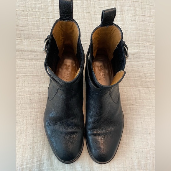 Authentic Gucci Men’s Leather Motorcycle Boot in Black, size 9.5 (like US 10D). - Picture 6 of 8